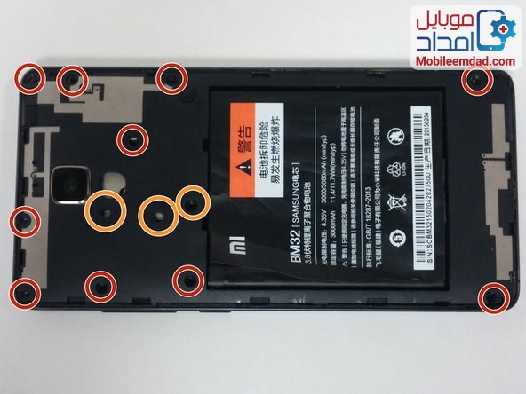 نحوه تعویض مادربورد گوشی شیائومی mi4